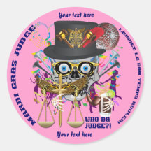 Mardi Gras Judge 30 colours view notes Important Stickers