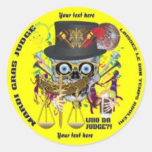 Mardi Gras Judge 30 colours view notes Important Stickers