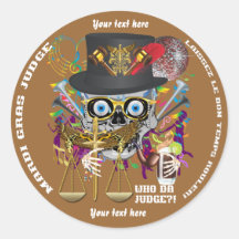 Mardi Gras Judge 30 colours view notes Important Stickers