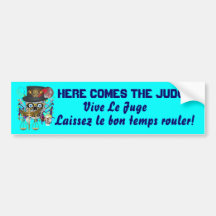 Mardi Gras Judge view notes Bumper Stickers