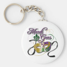 Mardi Gras Keychains