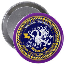 Mardi Gras Louisiana Bicentennial 1812-2012 Pins