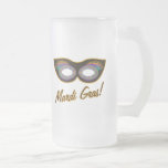 Mardi Gras mask mugs