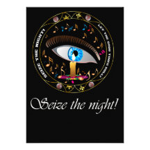 Mardi Gras Mask-Seize the night Personalized Invite