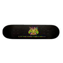 Mardi-Gras-Mask-The-Queen-V-2 Skate Boards