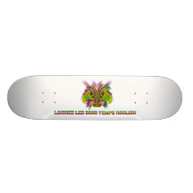 Mardi-Gras-Mask-The-Queen-V-3 Skateboard Decks
