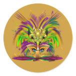 Mardi-Gras-Mask-The-Queen-V-4 Stickers