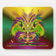 Mardi-Gras-Mask-The-Queen-V-4 Tapis De Souris