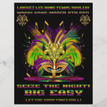 Mardi-Gras-Mask-The-Queen-V-4 Tract Personnalisé