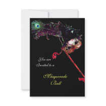 MARDI GRAS MASQUERADE BALL ,Black rsvp