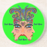 Mardi Gras Masquerade Comedy Drama View Hints Plse Drink Coaster