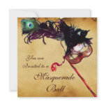 MARDI GRAS MASQUERADE MASKS Classy Parchment
