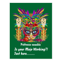 Mardi Gras Mojo Priestess View Notes Please Post Cards