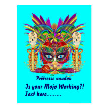 Mardi Gras Mojo Priestess View Notes Please Postcards