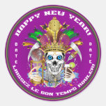 Mardi Gras New Year Customize View Notes Please Stickers