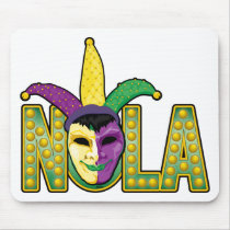 Mardi Gras NOLA Jester Mouse Pads