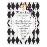 Mardi Gras Party Post Cards
