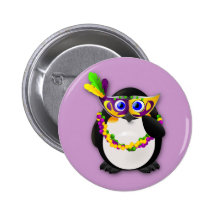 Mardi Gras Penguin Pins