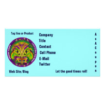 Mardi Gras Photo Business View Notes Please Custom Photo Card