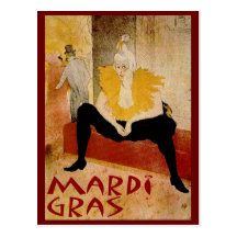 Mardi Gras Post Card