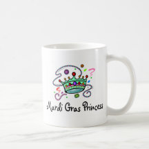 Mardi Gras Princess Mugs