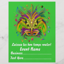 Mardi Gras Queen 8.5" x 11" View Notes Please Custom Flyer