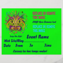 Mardi Gras Queen 8.5" x 11" View Notes Please Custom Flyer