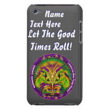 Mardi Gras Queen Style 2 View Notes Plse Barely There iPod Covers