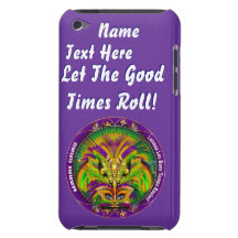 Mardi Gras Queen Style 2 View Notes Plse iPod Touch Case