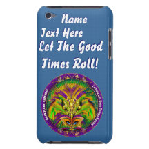 Mardi Gras Queen Style 2 View Notes Plse iPod Touch Cover