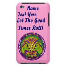 Mardi Gras Queen Style 2 View Notes Plse Barely There iPod Cover