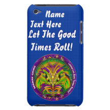 Mardi Gras Queen Style 2 View Notes Plse iPod Touch Case