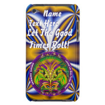 Mardi Gras Queen Style 2 View Notes Plse iPod Touch Covers