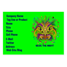 Mardi Gras Queen Style 3 View Notes Plse Business Card Templates