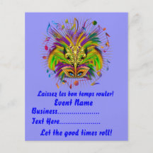 Mardi Gras Queen Style 3 View Notes Plse Flyer Design