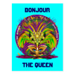 Mardi Gras Queen Style 3 View Notes Plse Postcard