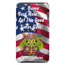 Mardi Gras Queen View Notes Please Barely There iPod Cover