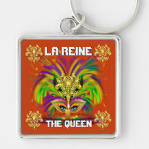 Mardi Gras Queen View Notes Please Key Chains