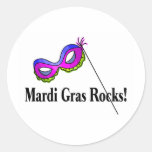 Mardi Gras Rocks Stickers