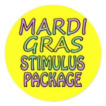 MARDI GRAS stickers
