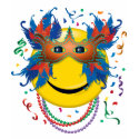 Mardi Gras Smiley Face T-Shirt