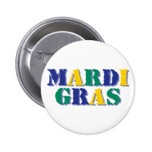 Mardi Gras Tri-coloured Pin