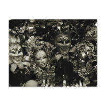 Mardi Gras Venice Carnival Mask Post Cards