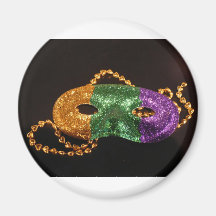 Mardi Party Magnets