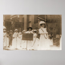 Margaret Hinchey in New York City Suffrage Parade Print