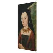 Margaret of York  Duchess of Burgundy, c.1477 Canvas Print