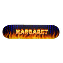 Margaret real fire Skatersollie skateboard.