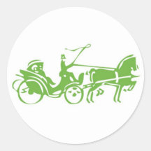 Margaret Sticker Horse and Buggy