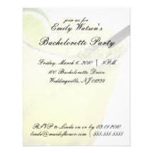 Margarita Bachelorette Party Invitations