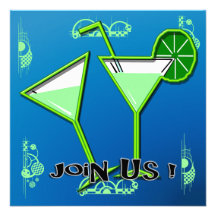 Margarita Cocktail Party Invitations
